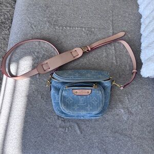 Denim inspired bag crossbody